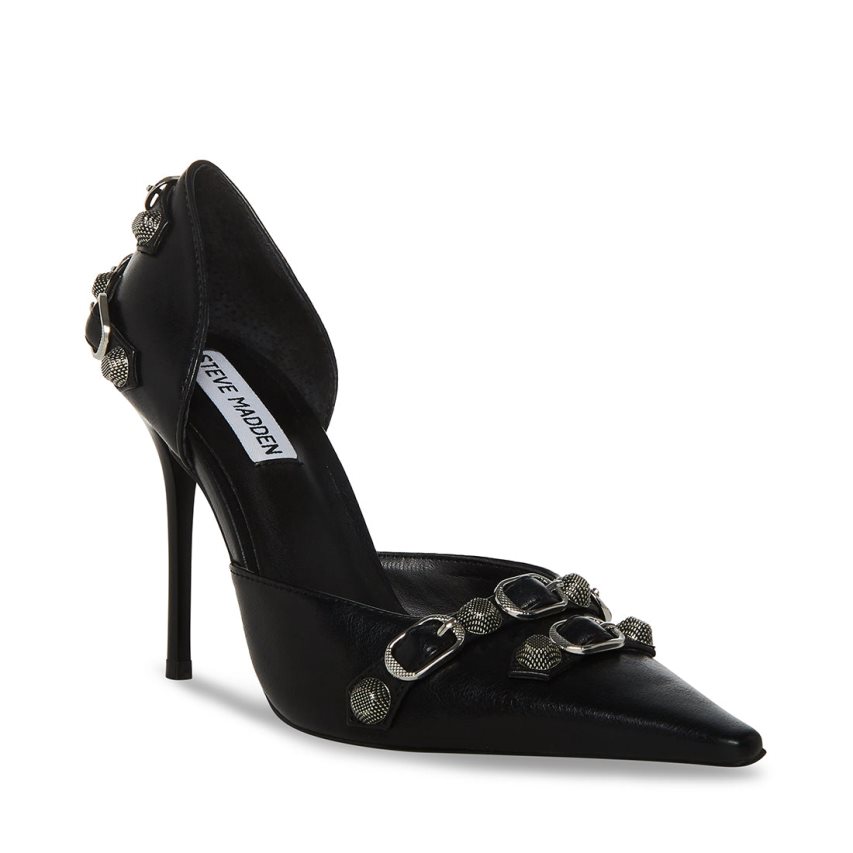 Black Steve Madden Dali Women's Heels | PH 2147UBA